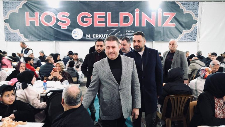 Sedef ve MHP heyeti Sorgun’daki birlik iftarına katıldı