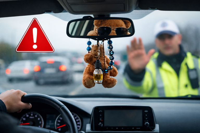 Araç içi süs ve kokulara dikkat