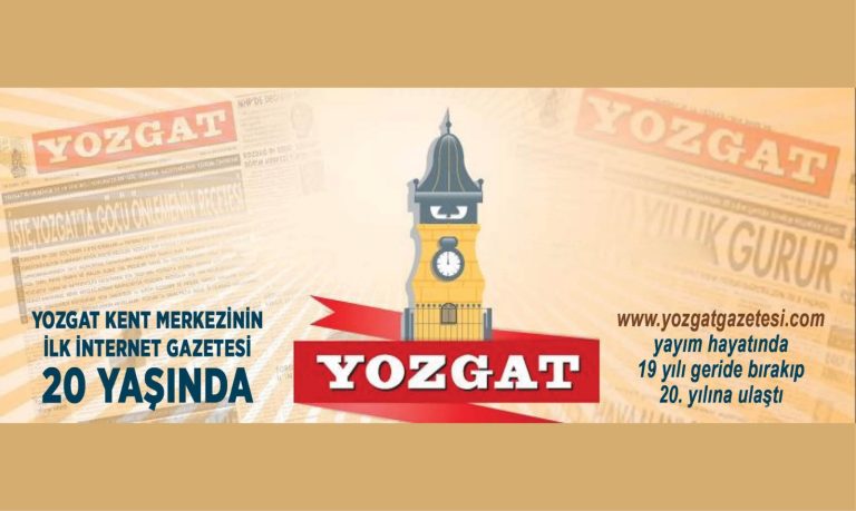 Yozgat Gazetesi İnternet yayıncılığında 20. yılına ulaştı