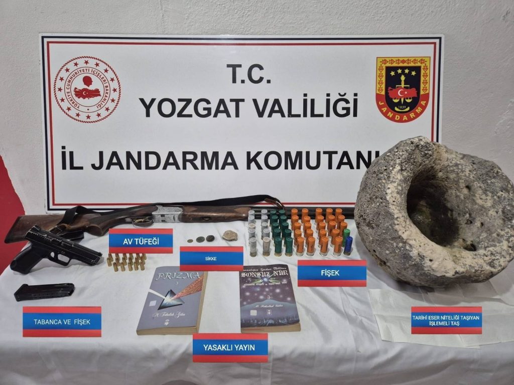 Jandarma’dan kaçak kazı operasyonu