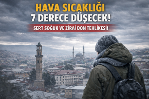 Hava sıcaklığı 7 derece birden düşecek