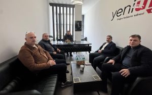 Gümüş ve yönetiminden gazetemize ziyaret