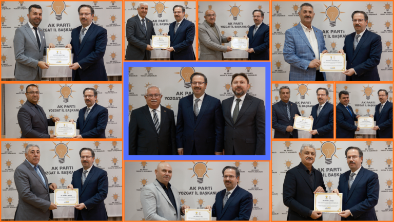 AK Parti’den meclis üyelerine teşekkür belgesi