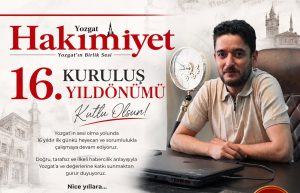 Yozgat Hakimiyet Gazetesi 16. yılını kutluyor