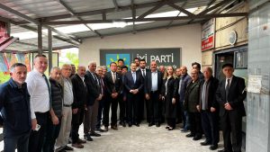 Kayalar, Bayramlaşma programında teşkilatla buluştu