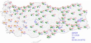 Hava ısınacak, yağışlar devam edecek