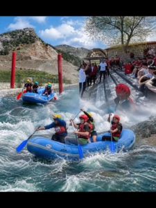 Çekerek’te Rafting heyecanı