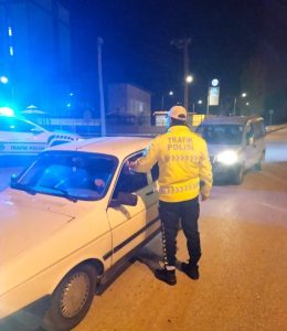 Yerköy’de gece yarısı şok uygulama