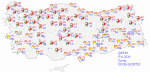 Yeni haftada yağışlar devam edecek