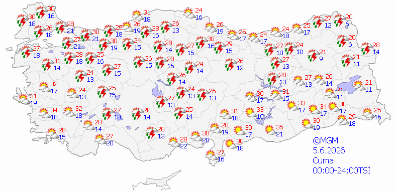 Yeni haftada yağışlar devam edecek