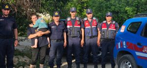 Kayıp çocuğu jandarma buldu
