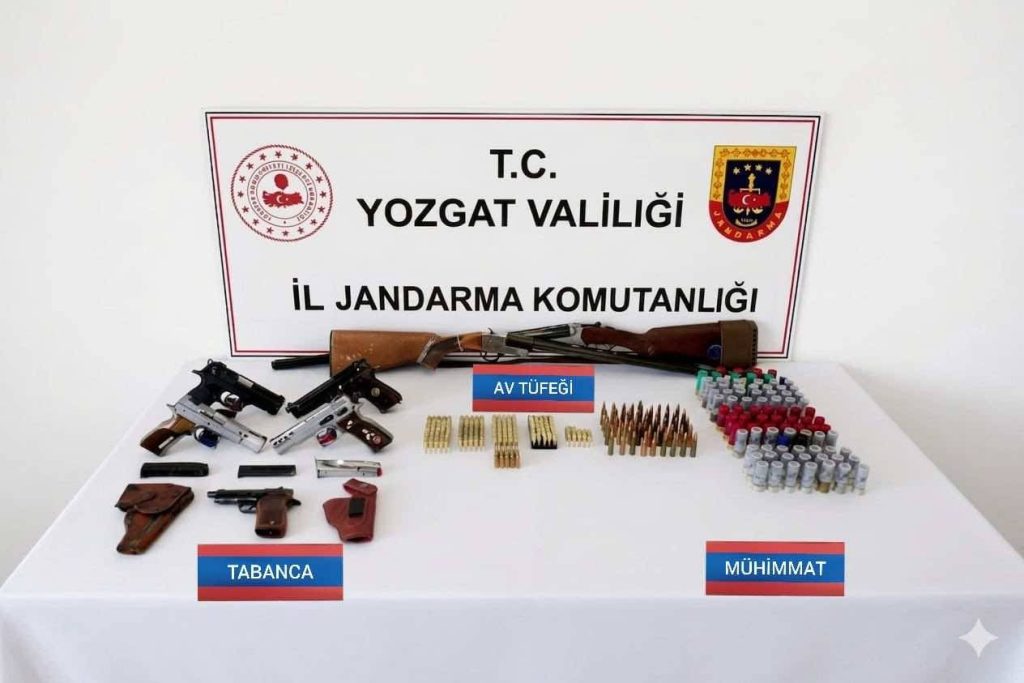 Yerköy’de ruhsatsız silah operasyonu