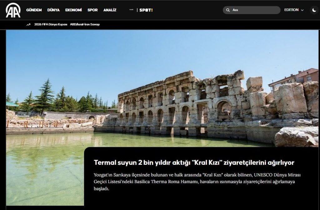 Yozgat’ın tarihi mirası dünya gündeminde