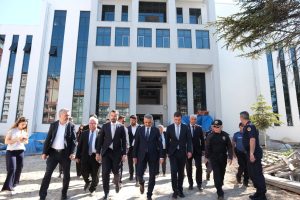 Özkan ve Şahan çalışmalar yerinde incelendi