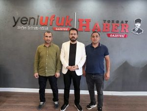 Gazetemize tebrik ziyaretleri devam ediyor