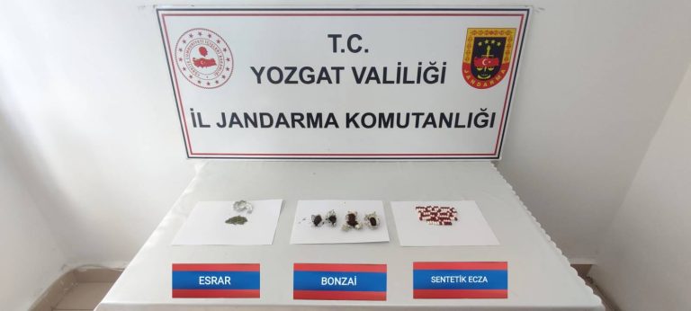 Bonzai, esrar ve sentetik hap ele geçirildi