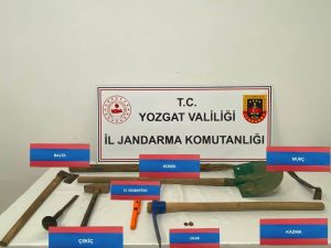 Kaçak kazıya jandarma baskını: 5 şüpheli yakalandı