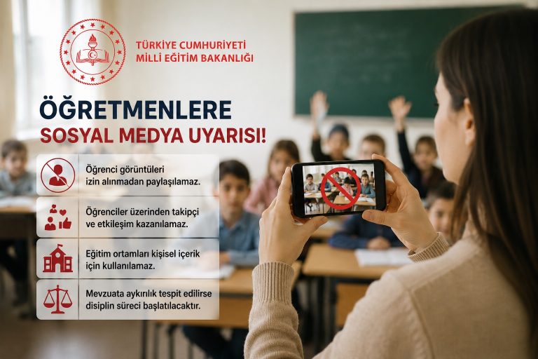 MEB’den öğretmenlere sosyal medya uyarısı