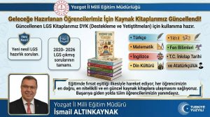 Güncellenen kaynak kitaplar hazır