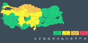 İçişleri Bakanlığı’ndan şiddetli yağış uyarısı