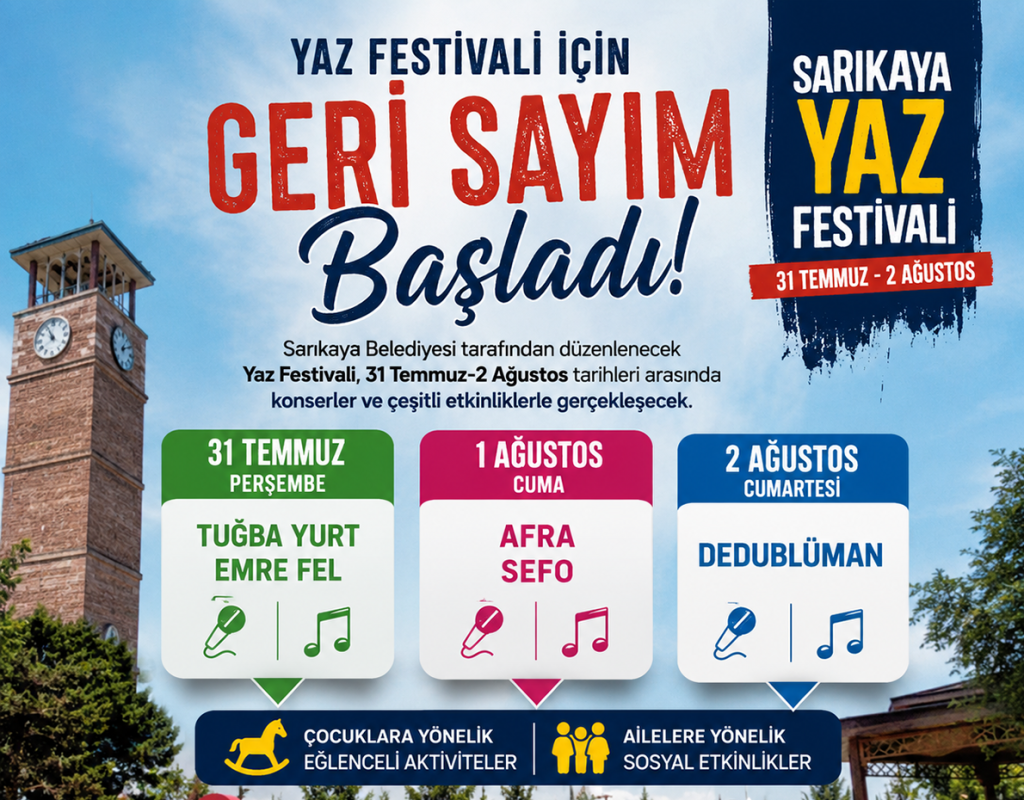 Yaz festivali için geri sayım başladı