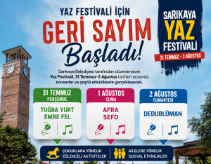 Yaz festivali için geri sayım başladı