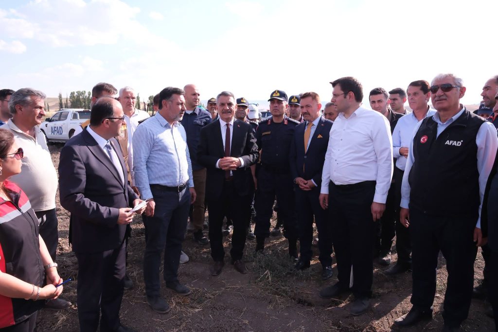 Vali Özkan: 1.500 dekar zarar gördü