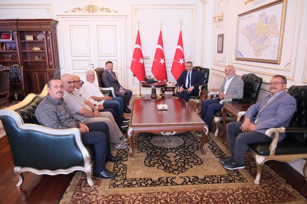 Muhtarlardan Vali Özkan’a ziyaret