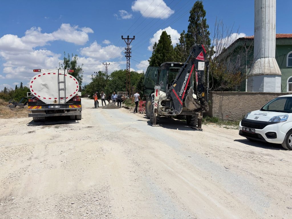  Dört mahallede içme suyu çalışmaları sürüyor
