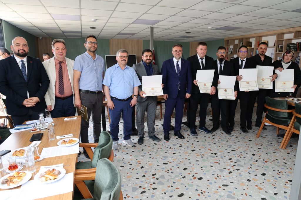 Kalite ekibine teşekkür belgesi