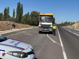 Yozgat’ta aşırı tonajlı araçlara sıkı denetim