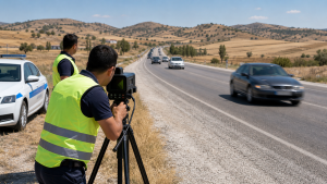 Yozgat’ta Radar Denetimi: 369 sürücüye hız cezası