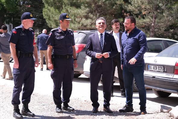 Vali Özkan çalışmaları yerinde inceledi