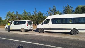 Yolcu taşıyan araçlara sıkı denetim