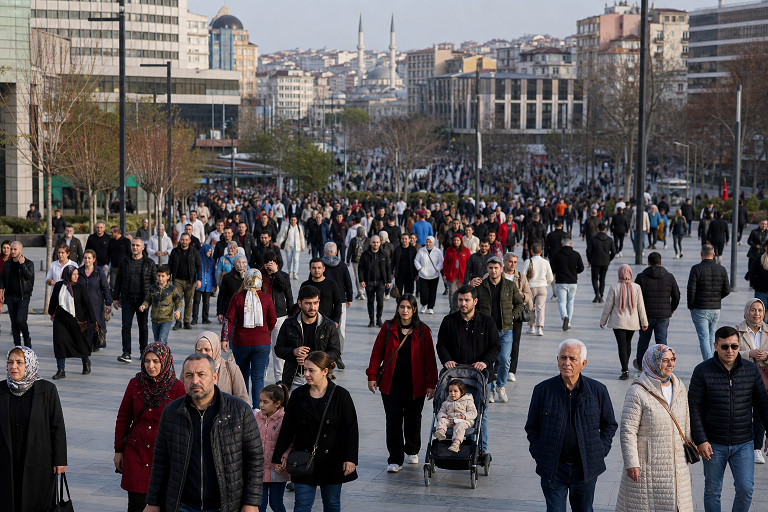 Türkiye’nin nüfusu 86 milyon 320 bini aştı