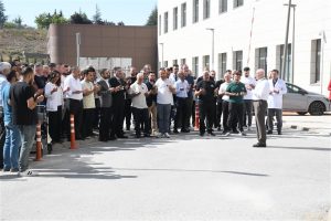 Hastane personeli Tekin için hüzünlü veda