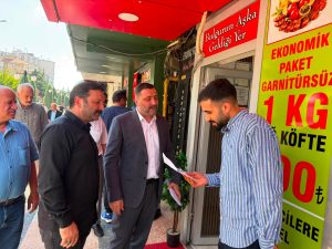 Irgatoğlu, esnafları ziyaret ederek Kongreye davet etti