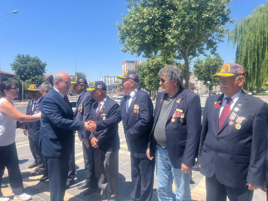 KKTC 5. Cumhurbaşkanı Tatar’dan Kayseri’de gazilere vefa ziyareti