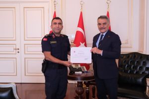 Yücedağ’dan Vali Özkan’a veda ziyareti