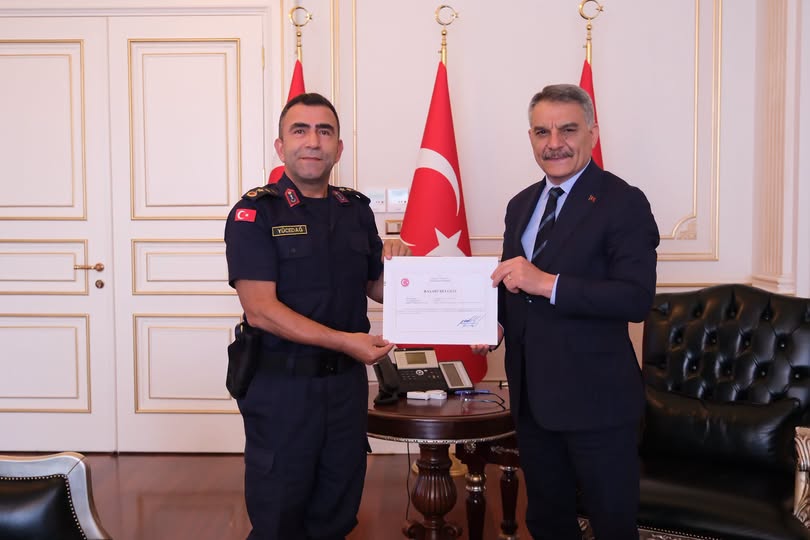 Yücedağ’dan Vali Özkan’a veda ziyareti