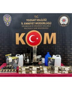 Yozgat’ta kaçakçılık operasyonu