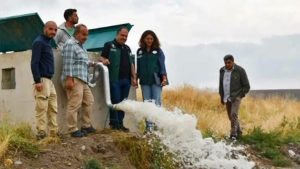 İnandık Barajı’nda sulama projesi tamamlandı
