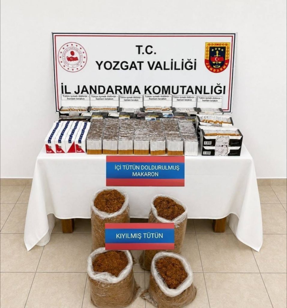 Yerköy’de kaçak tütün operasyonu