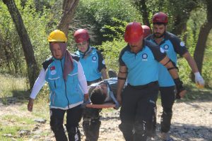 Baraj patladı, UMKE harekete geçti