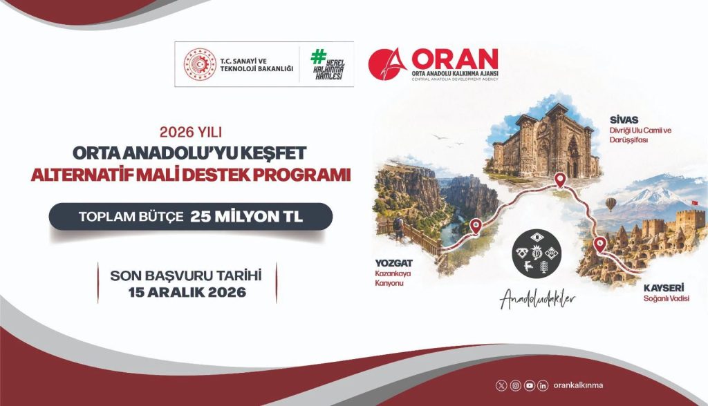 Turizm potansiyeline 25 Milyon TL’lik destek
