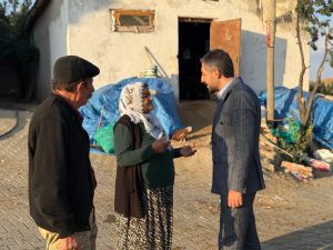 Şimşek Kavurgalı köyü sakinleri ile buluştu