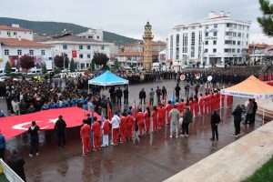 Ata’mızı saygıyla andık
