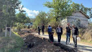 Aydıncık’ta doğal gaz mesaisi başladı