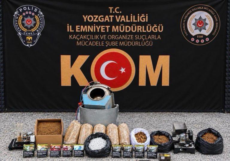 Yozgat’ta kaçak tütün operasyonu