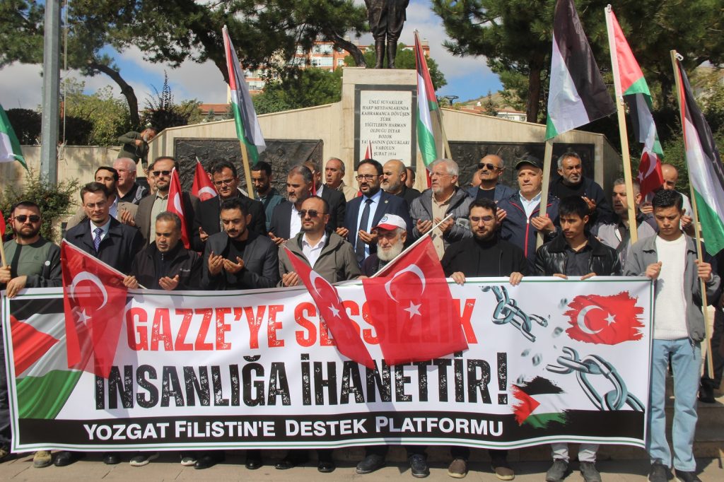 Yozgat’tan Gazze’ye dayanışma mesajı